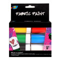 DIY FABRIC PAINT WITH 6 COLORS NON-TOXIC